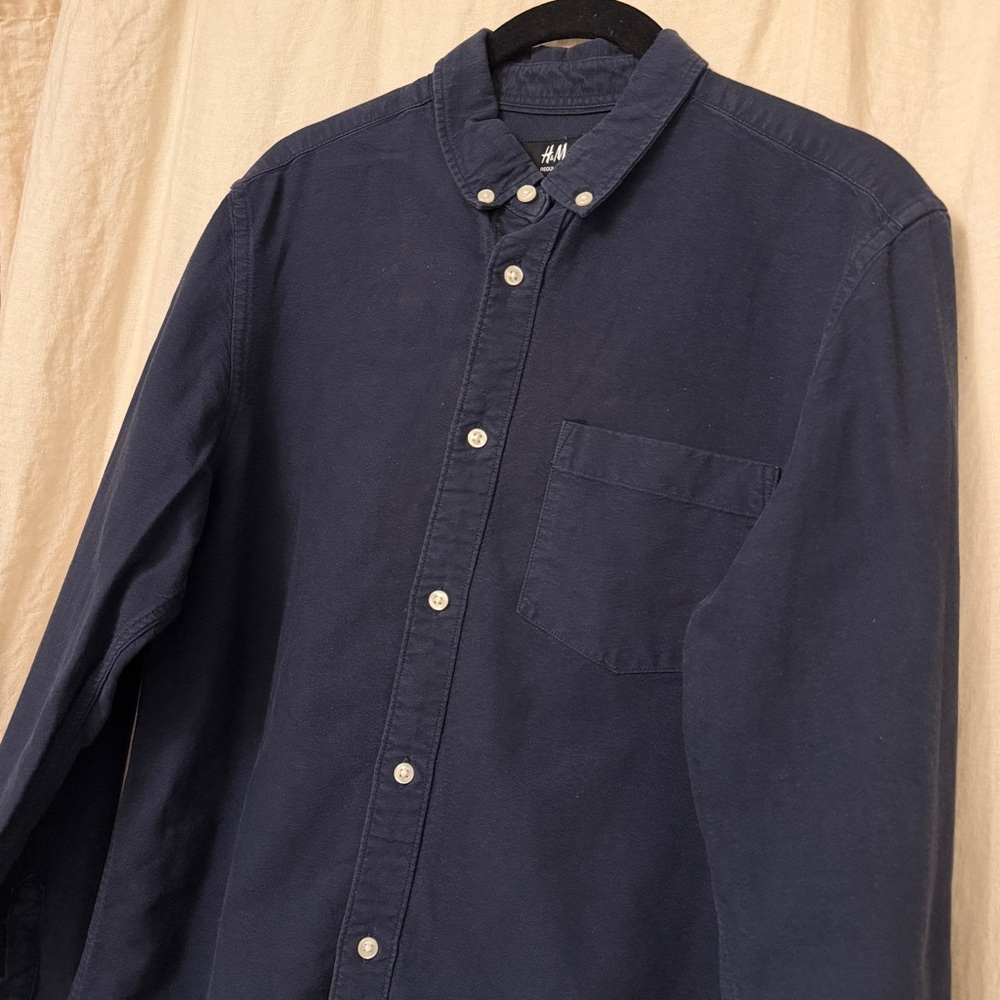 H&M Navy Blue Shirt
